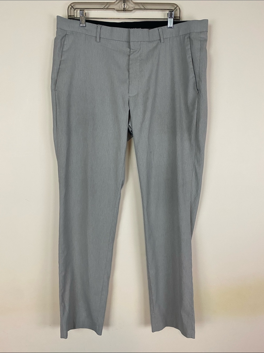 Alfani Light Gray Slim Dress Pants